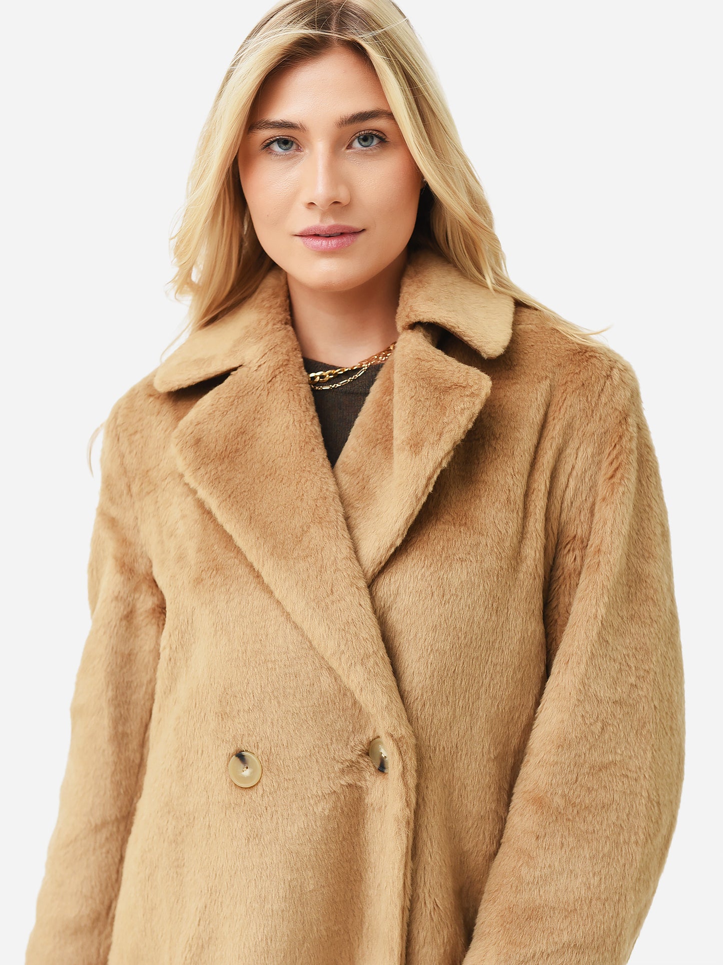Vince Women's Faux Shearling Coat - Saint Bernard