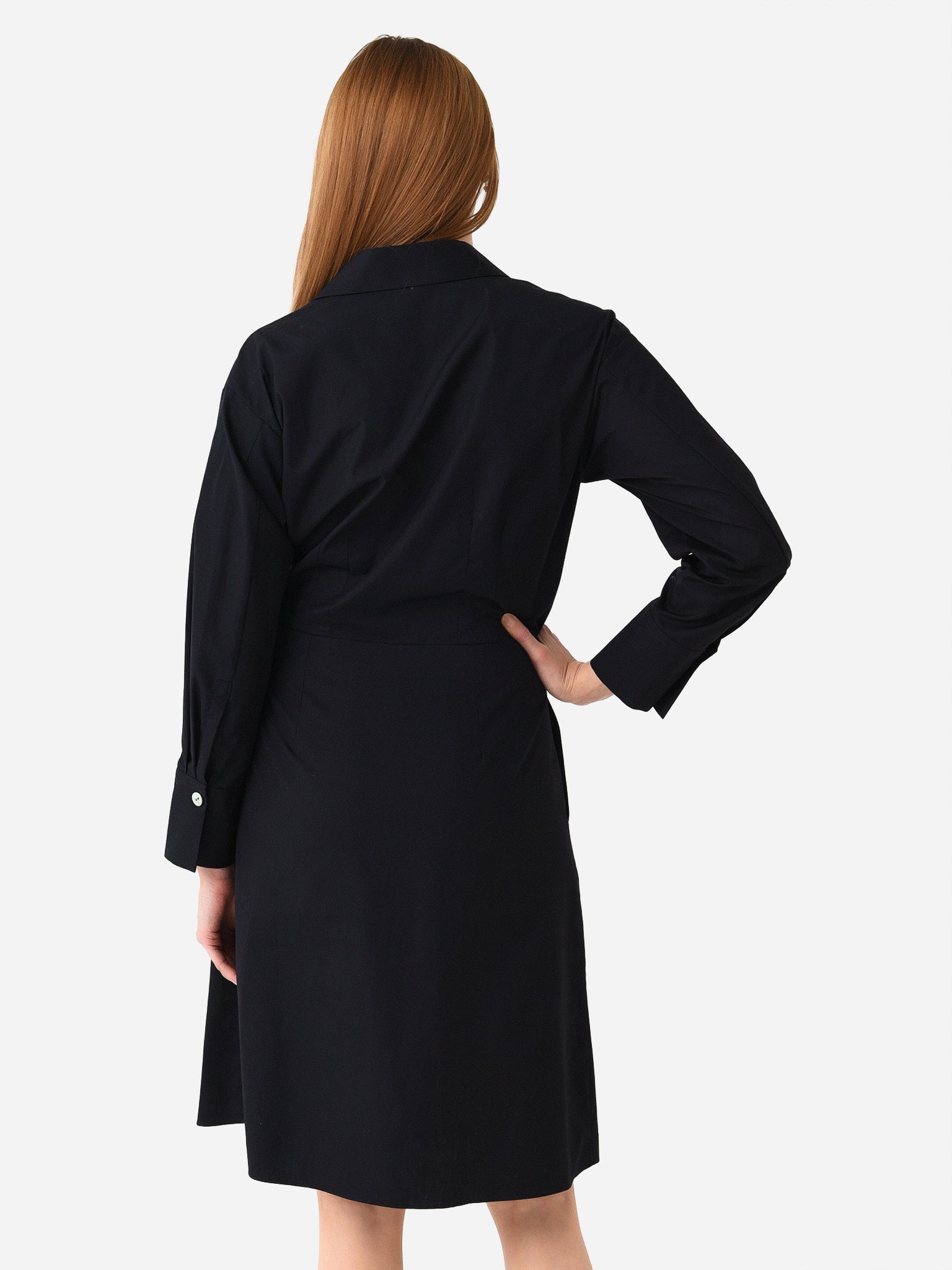 vince long sleeve wrap dress Vince Women's Long Sleeve Wrap Shirtdress