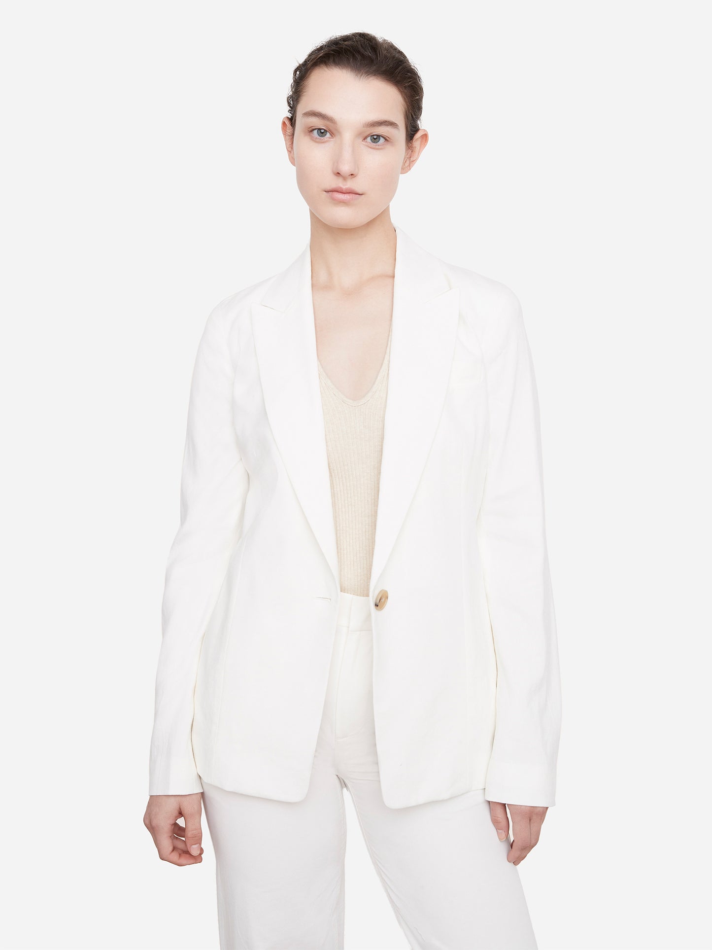 Vince Women's Single Breasted Blazer - Saint Bernard