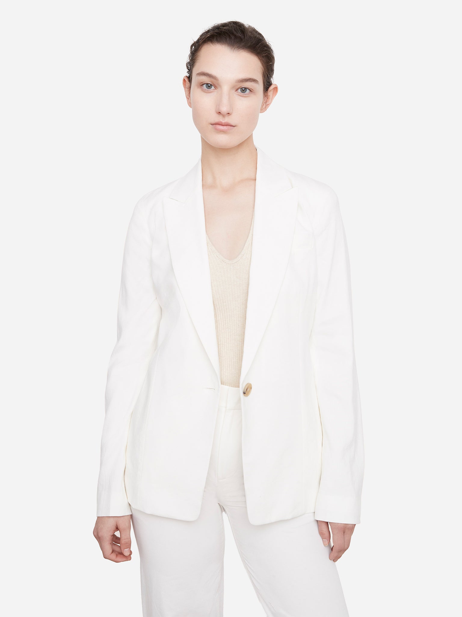 Vince Women's Single Breasted Blazer - Saint Bernard