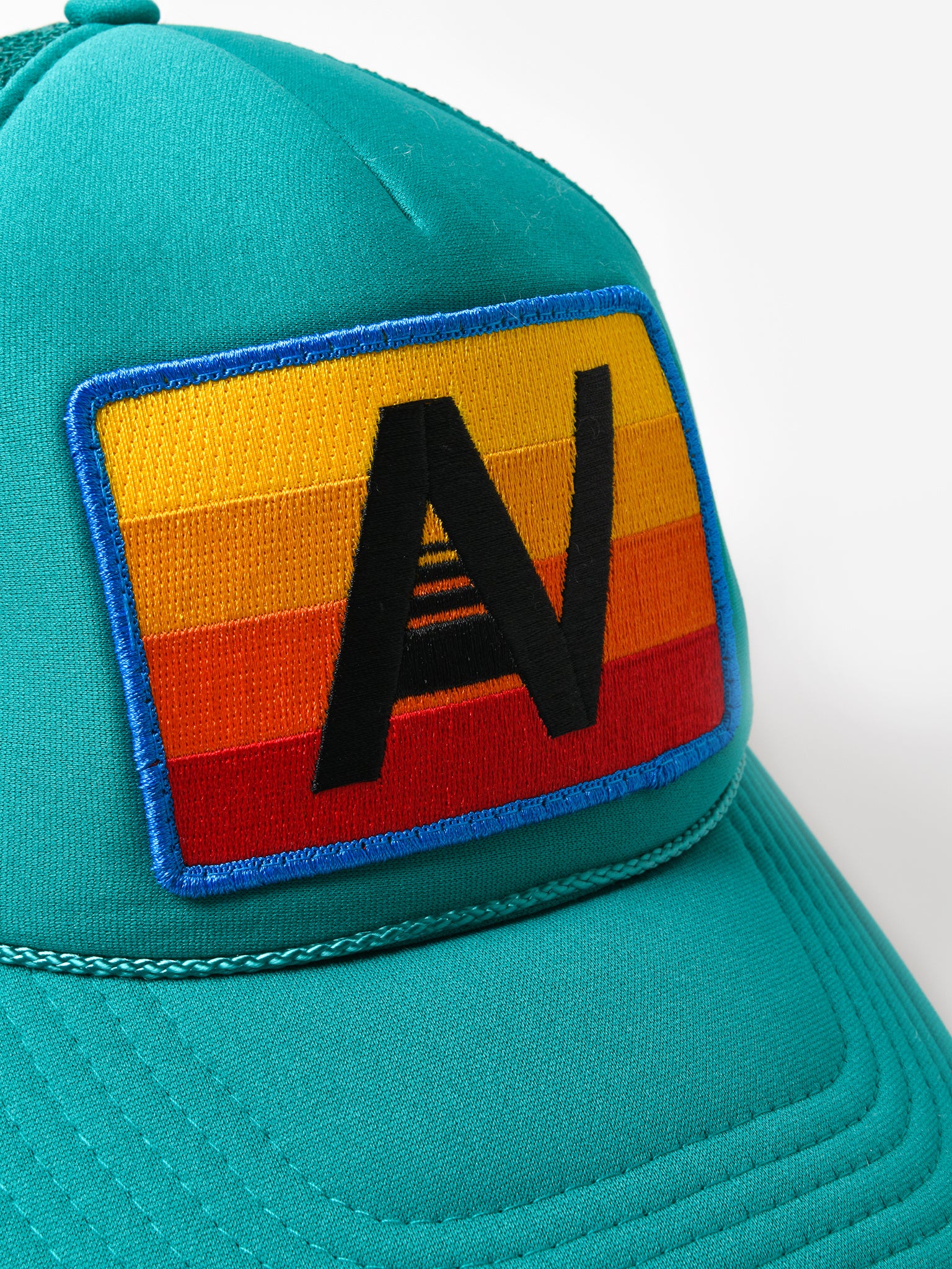 Aviator Nation Logo Rainbow Vintage Trucker Hat - Saint Bernard