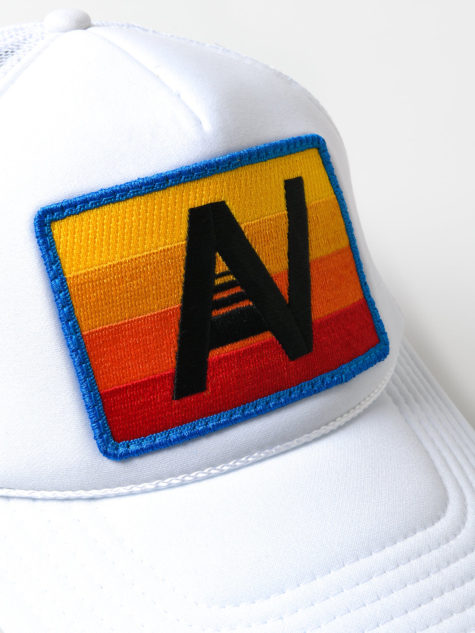 Aviator Nation Logo Rainbow Vintage Trucker Hat, Neon Green | St. Bernard
