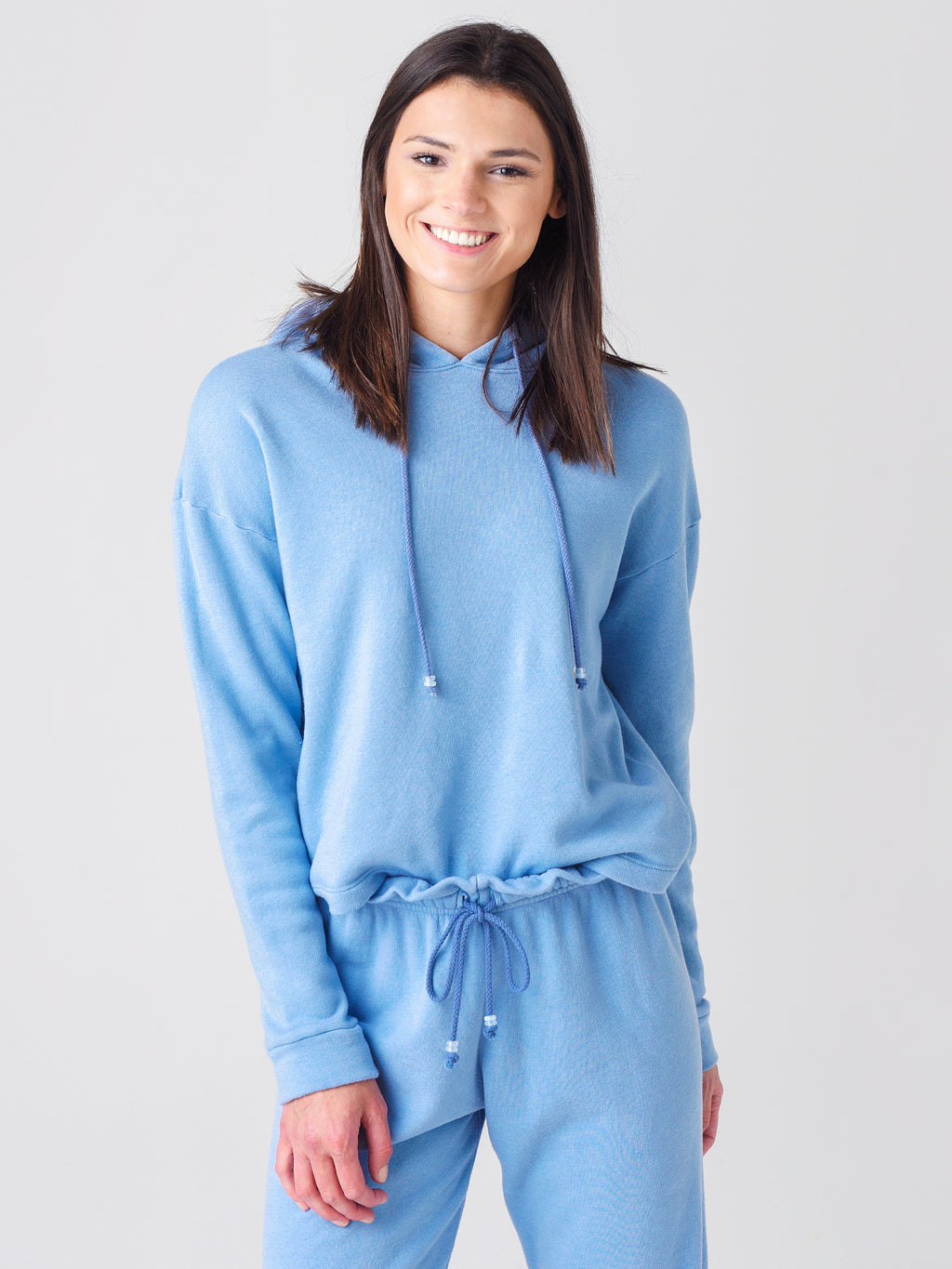 DONNI. Women's Vintage Fleece Gem Hoodie - Saint Bernard