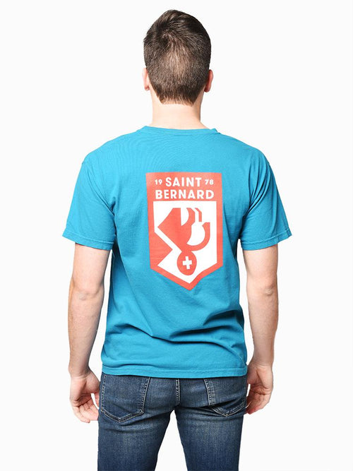 Saint Bernard Men’s Vintage Shield Logo Tee - Saint Bernard
