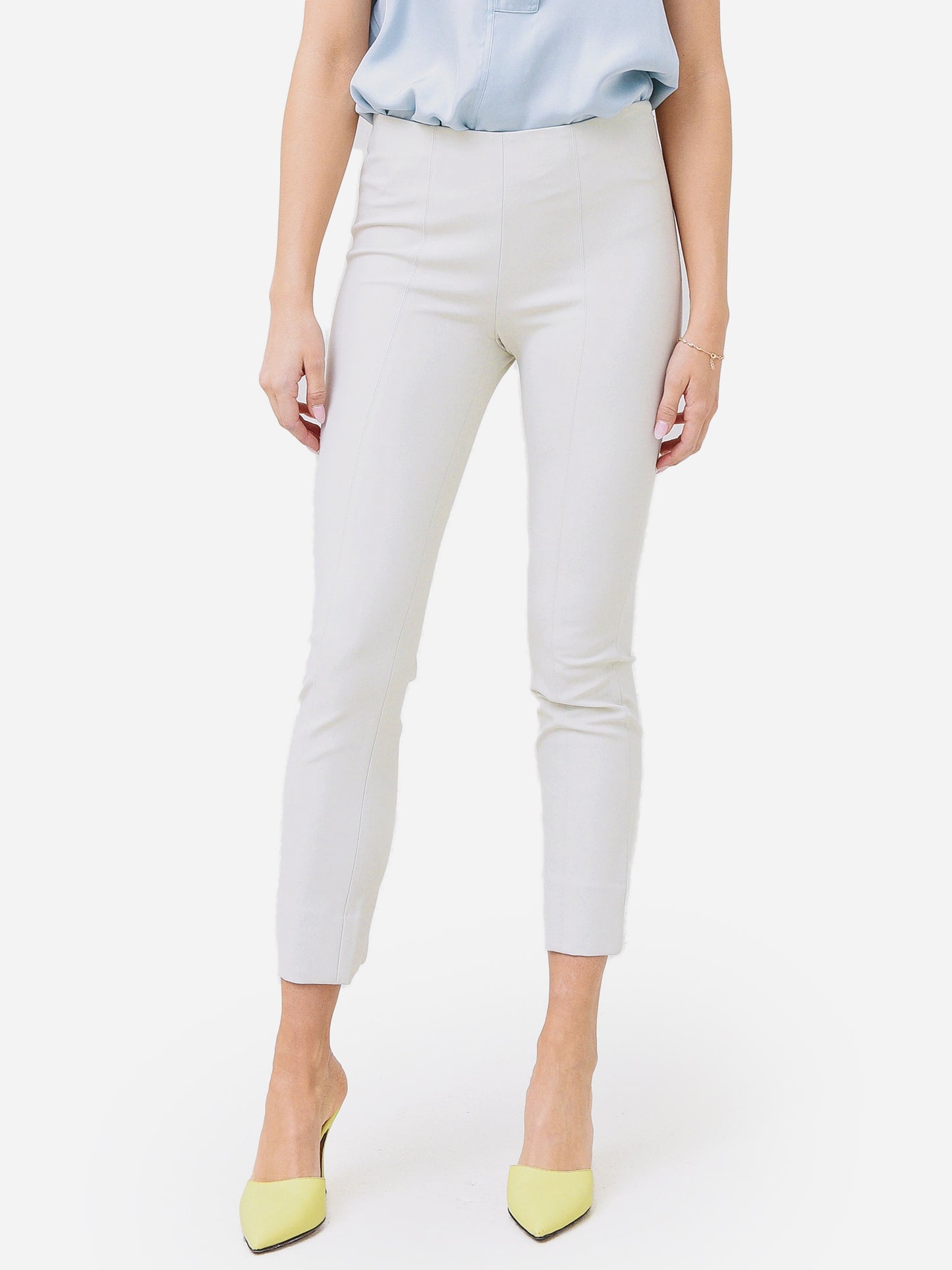 Vince Women's Stitch Front Seam Ponte Legging - Saint Bernard