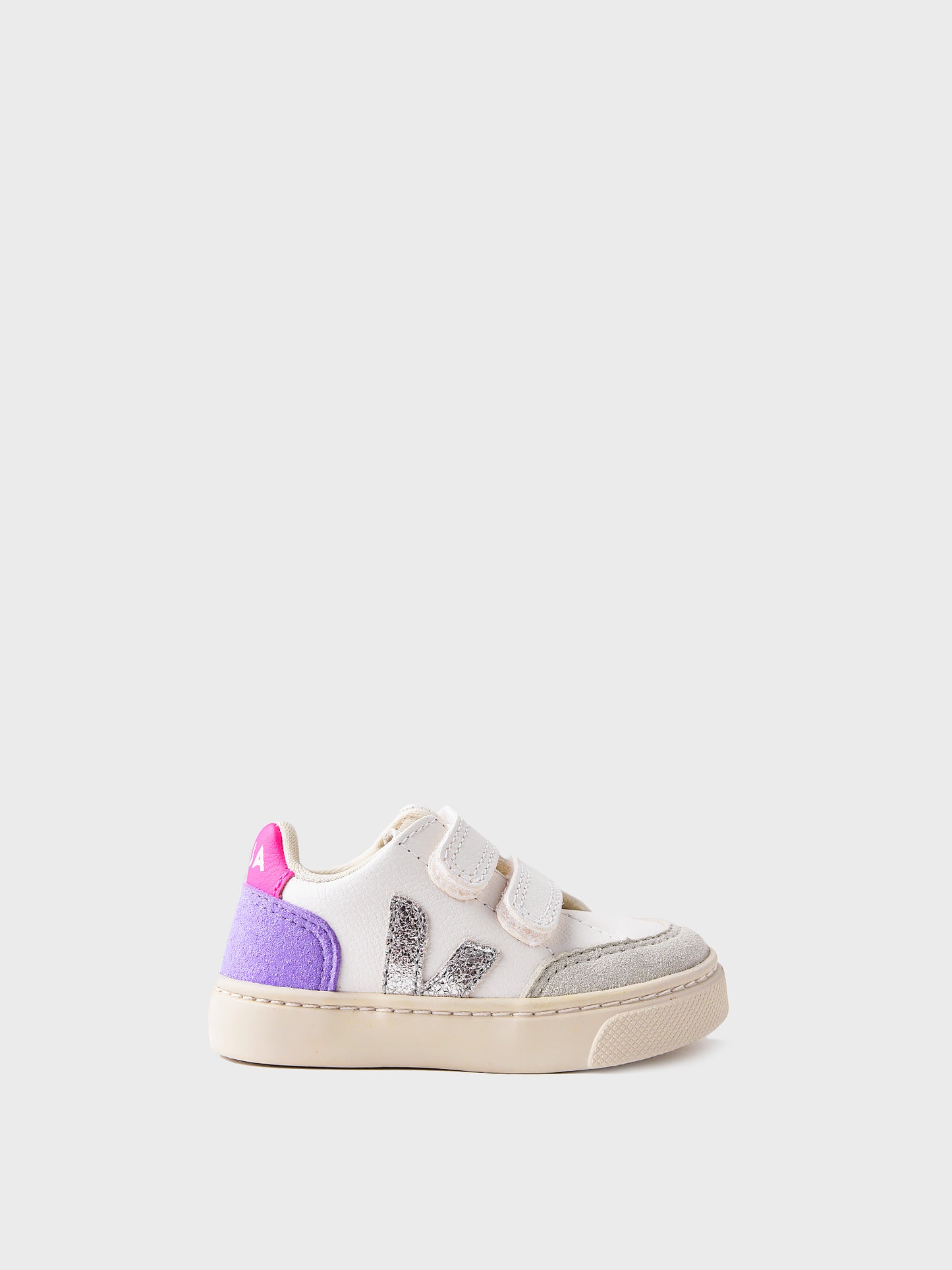 Veja Kids' Small V-12 Velcro Sneaker - Saint Bernard
