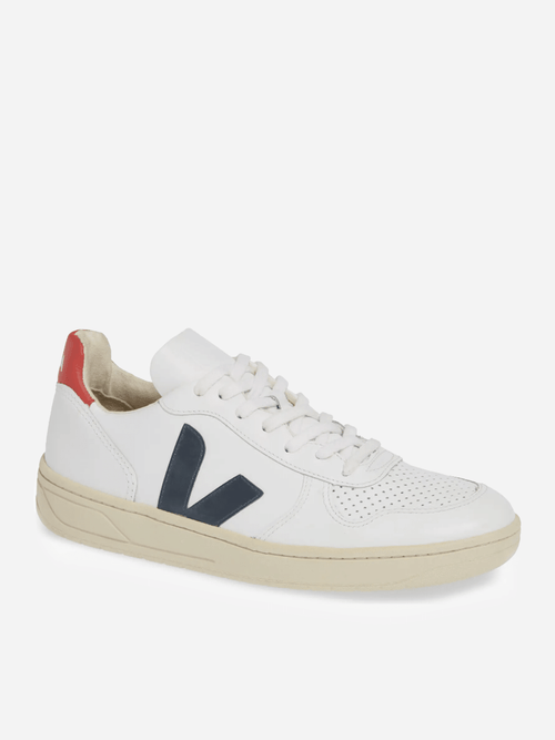 Veja Men's V-10 Leather Sneaker