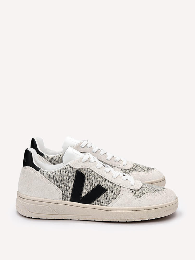 Veja Men's V-10 Flannel Snow Natural Sneaker - Saint Bernard
