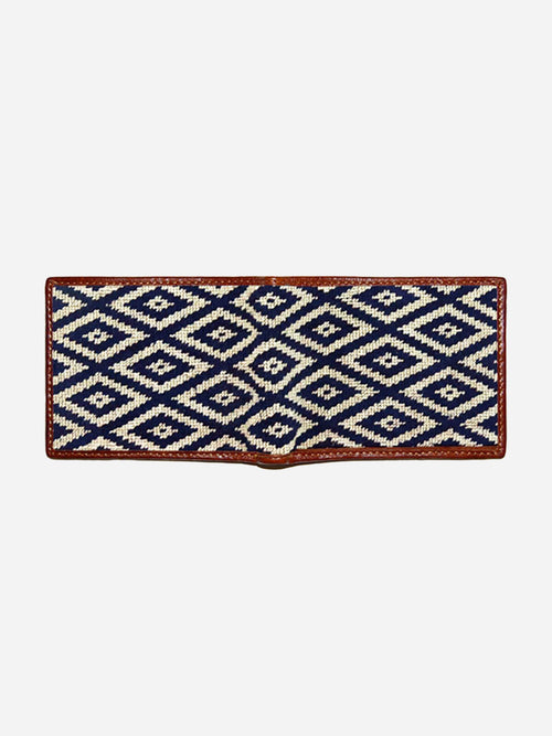 Smathers + Branson Gaucho Mini Needlepoint Bi-Fold Wallet