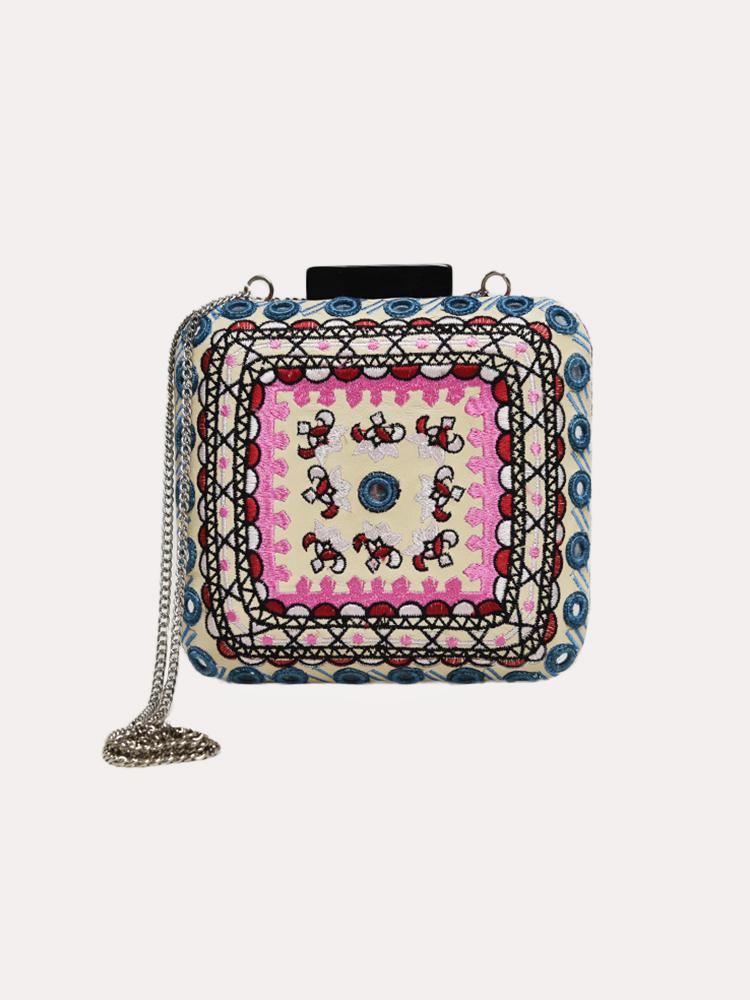 Roller Rabbit Sania Clutch - Saint Bernard