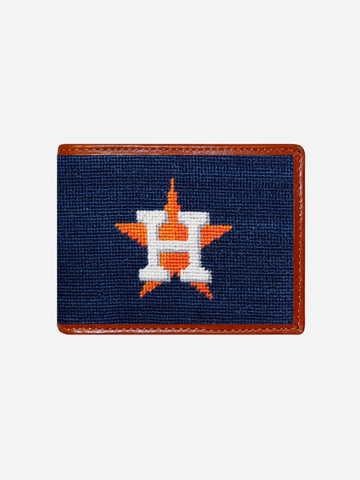 Smathers + Branson Houston Astros Needlepoint Bi-Fold Wallet - Saint Bernard