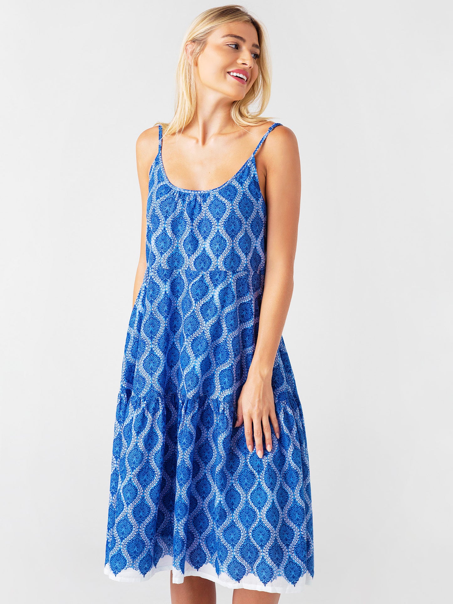 Roller Rabbit Women's Danu Block Dakota Dress - Saint Bernard