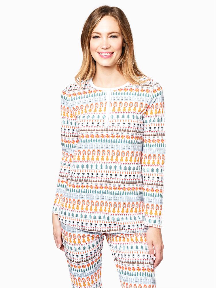 Roller Rabbit Bands Weave Pajamas - Saint Bernard