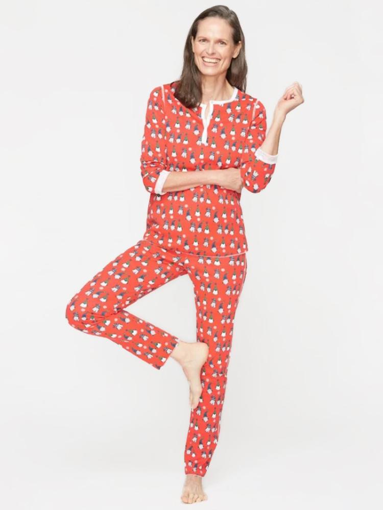 Roller Rabbit Women's Gnoels Pajamas - Saint Bernard