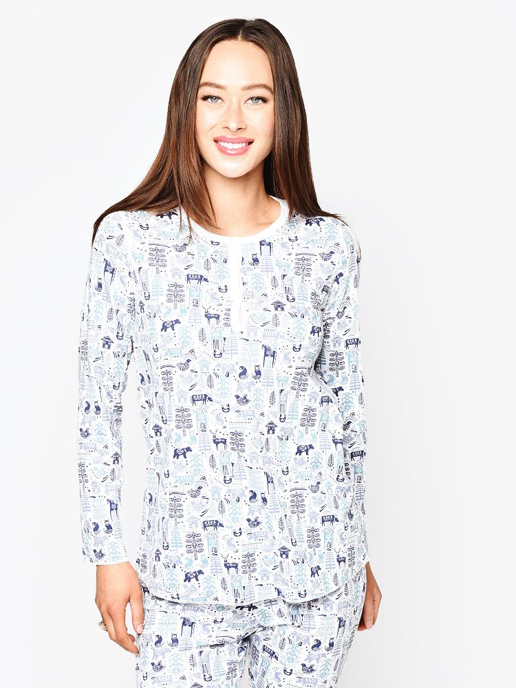 Roller Rabbit Nordic Folk Pajamas - Saint Bernard