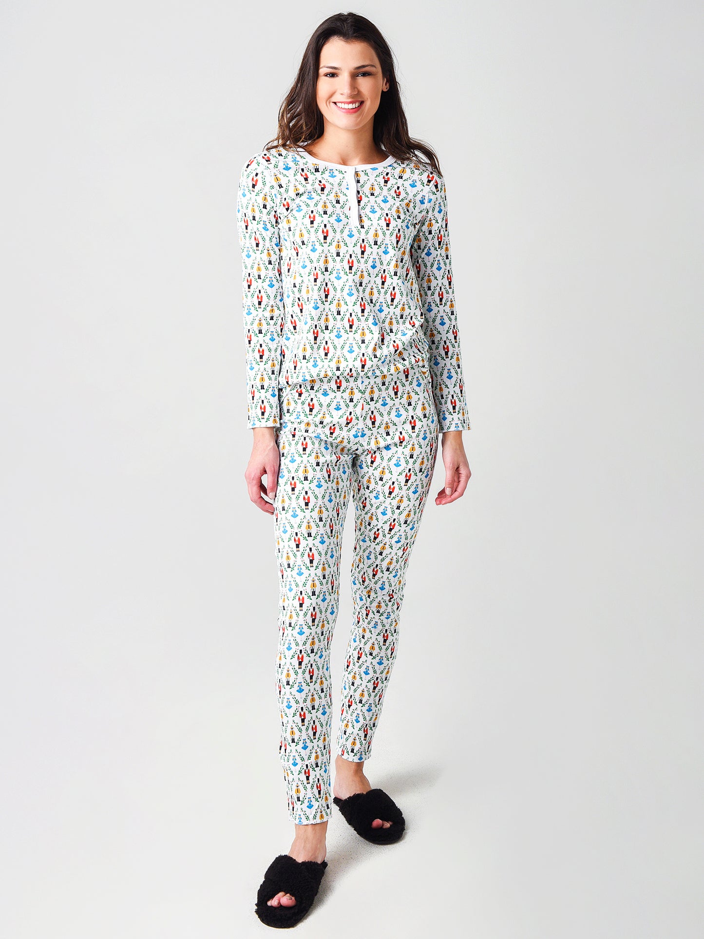 Roller Rabbit Women's Sugar Plum Party Pajama - Saint Bernard