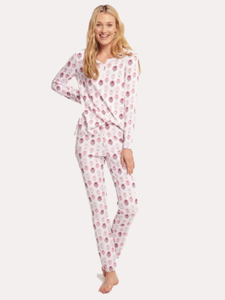 Roller Rabbit Women's Woolies Pajamas - Saint Bernard