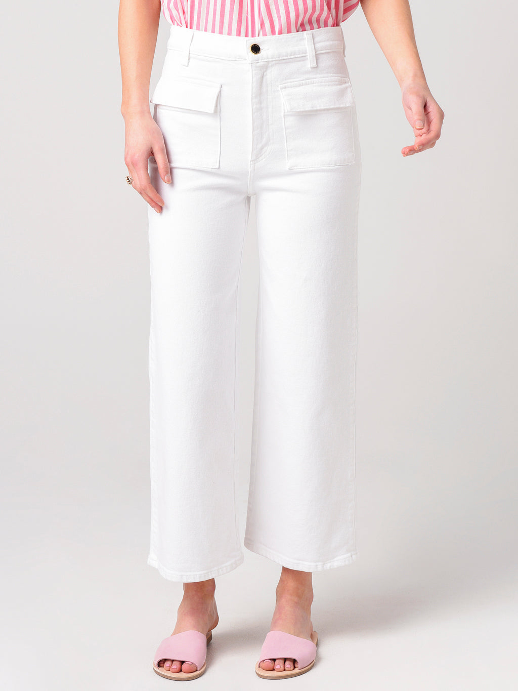 Le Jean Women's Leona Wide-Leg Jean - Saint Bernard