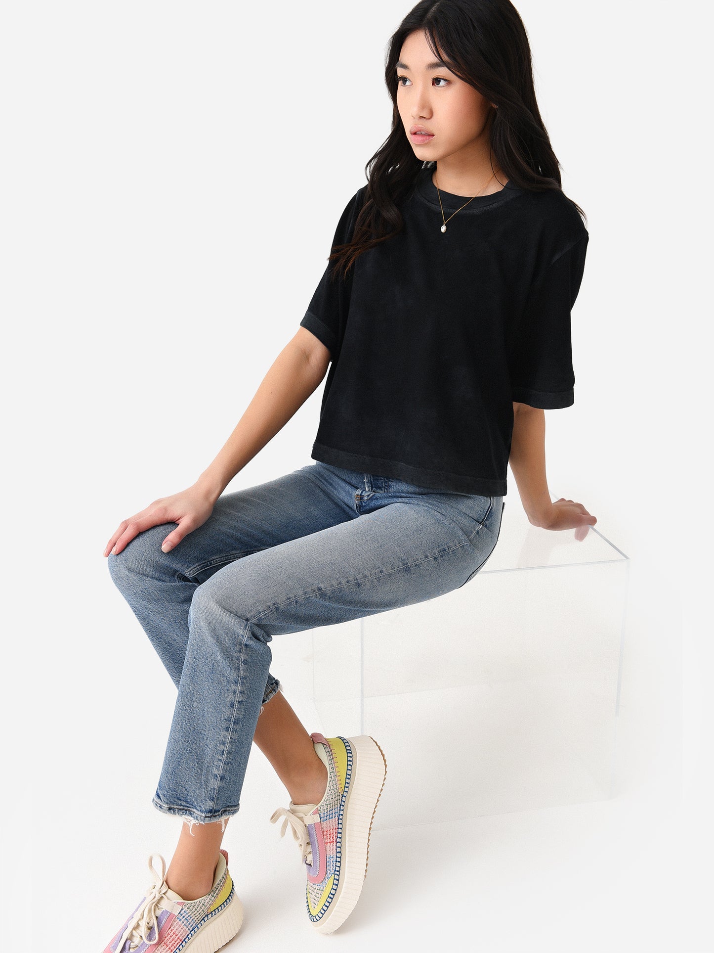 Cotton Citizen Women's Tokyo Crop Tee - Saint Bernard