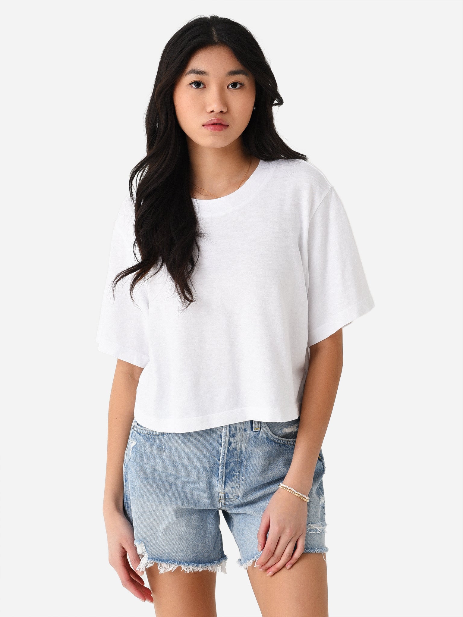 Cotton Citizen Women's Tokyo Crop Tee - Saint Bernard