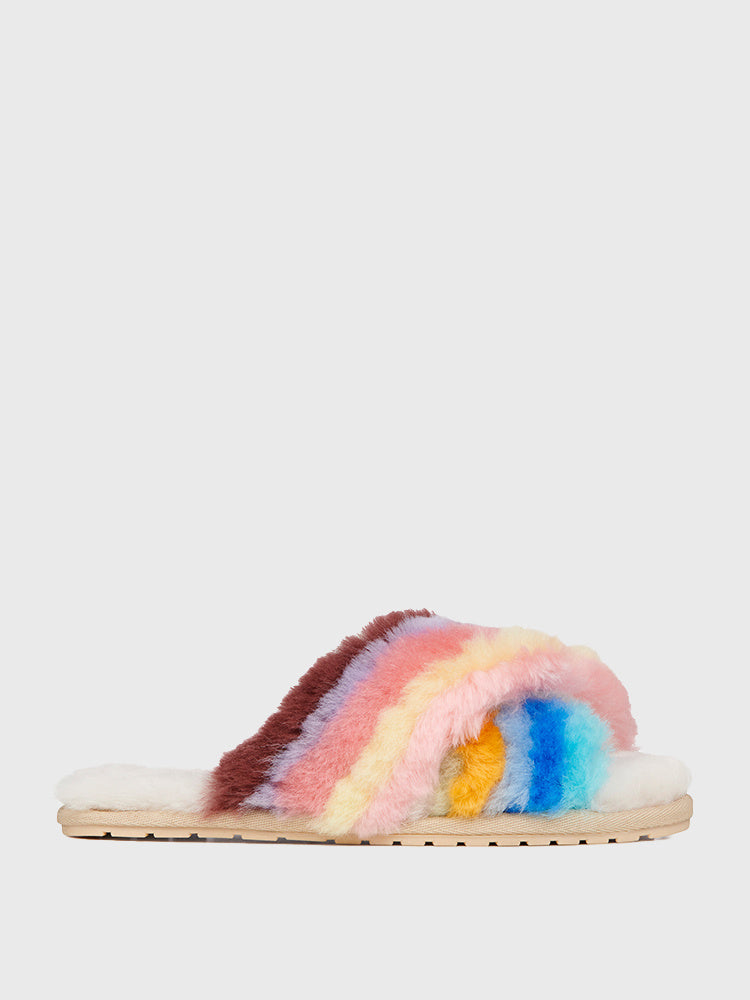 Emu Australia Women's Mayberry Rainbow Slipper - Saint Bernard
