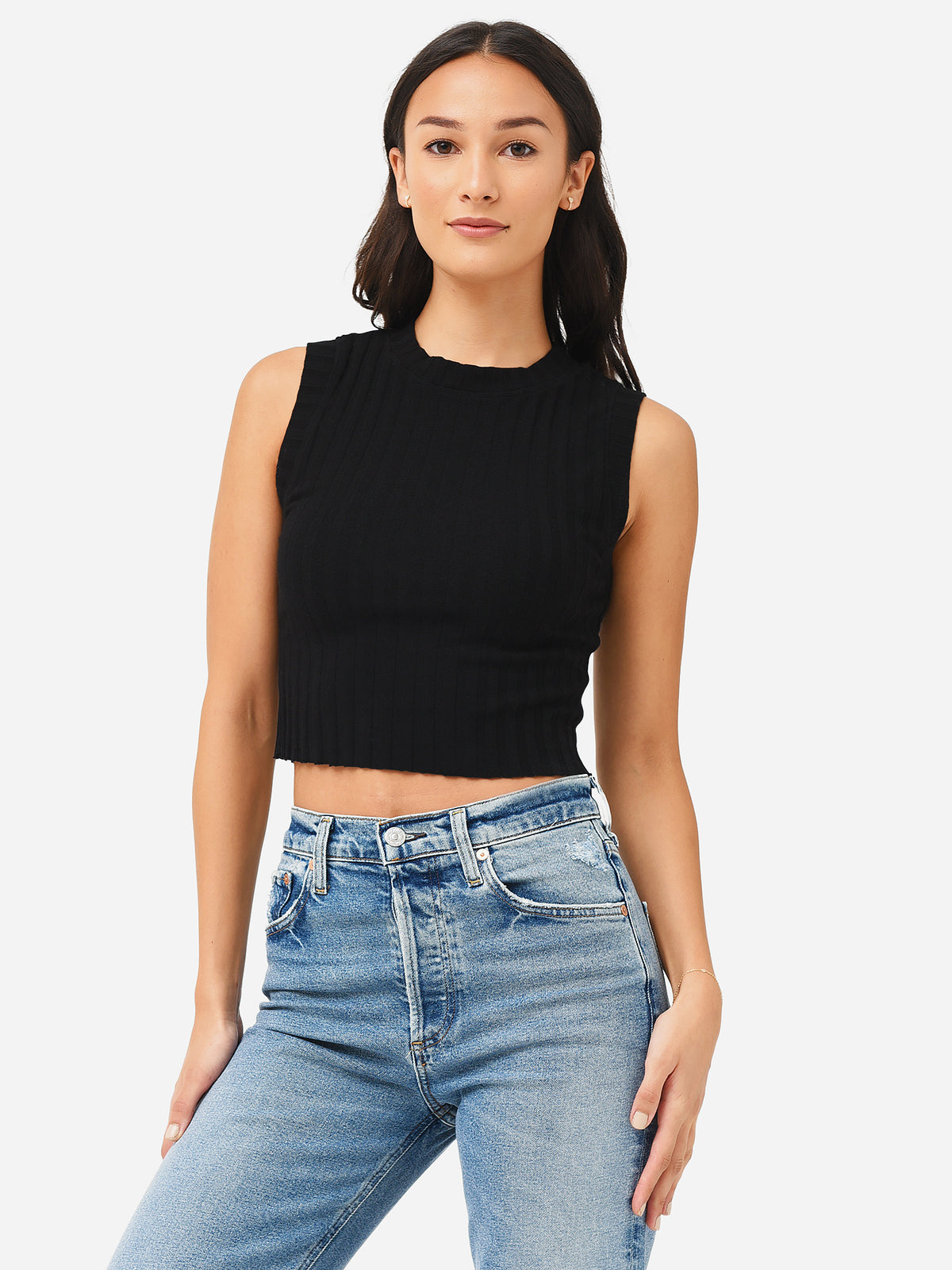 Cotton Citizen Women's Capri Muscle Tank Top - Saint Bernard