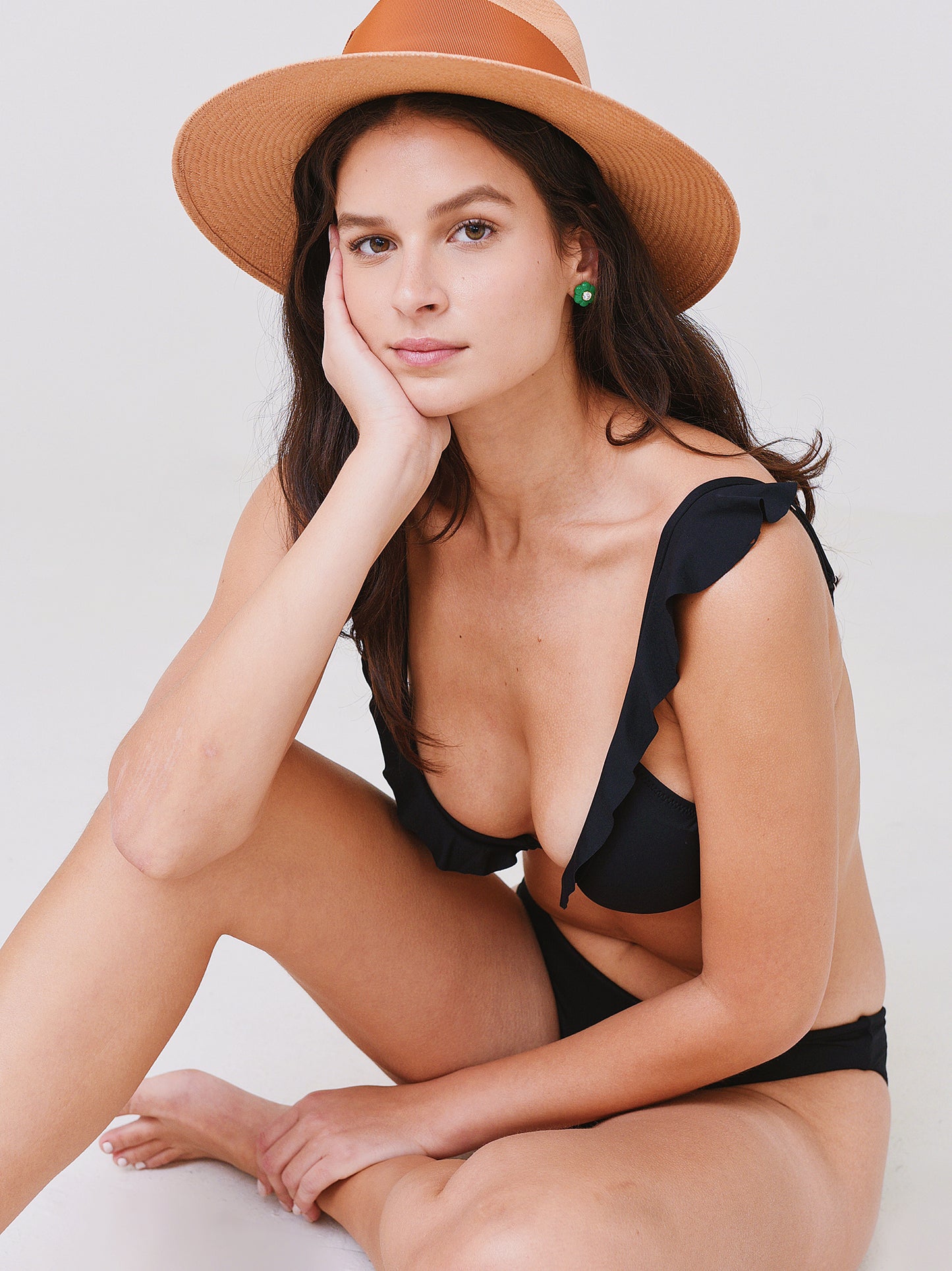 Eberjey Women's So Solid Grayson Bikini Top - Saint Bernard