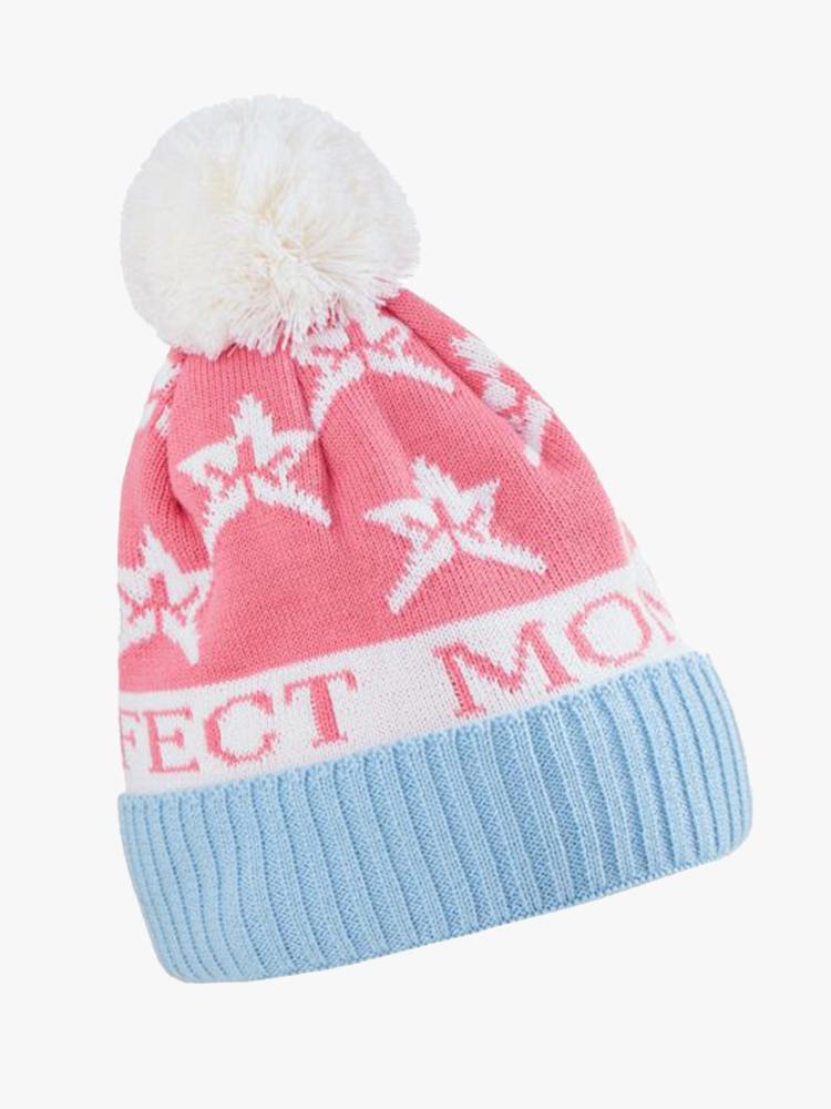 Perfect Moment Kids’ Pom Star Beanie - Saint Bernard