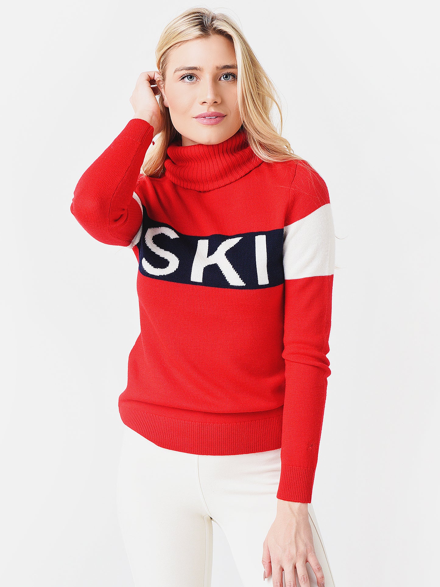 Perfect Moment Women's Ski Sweater II - Saint Bernard