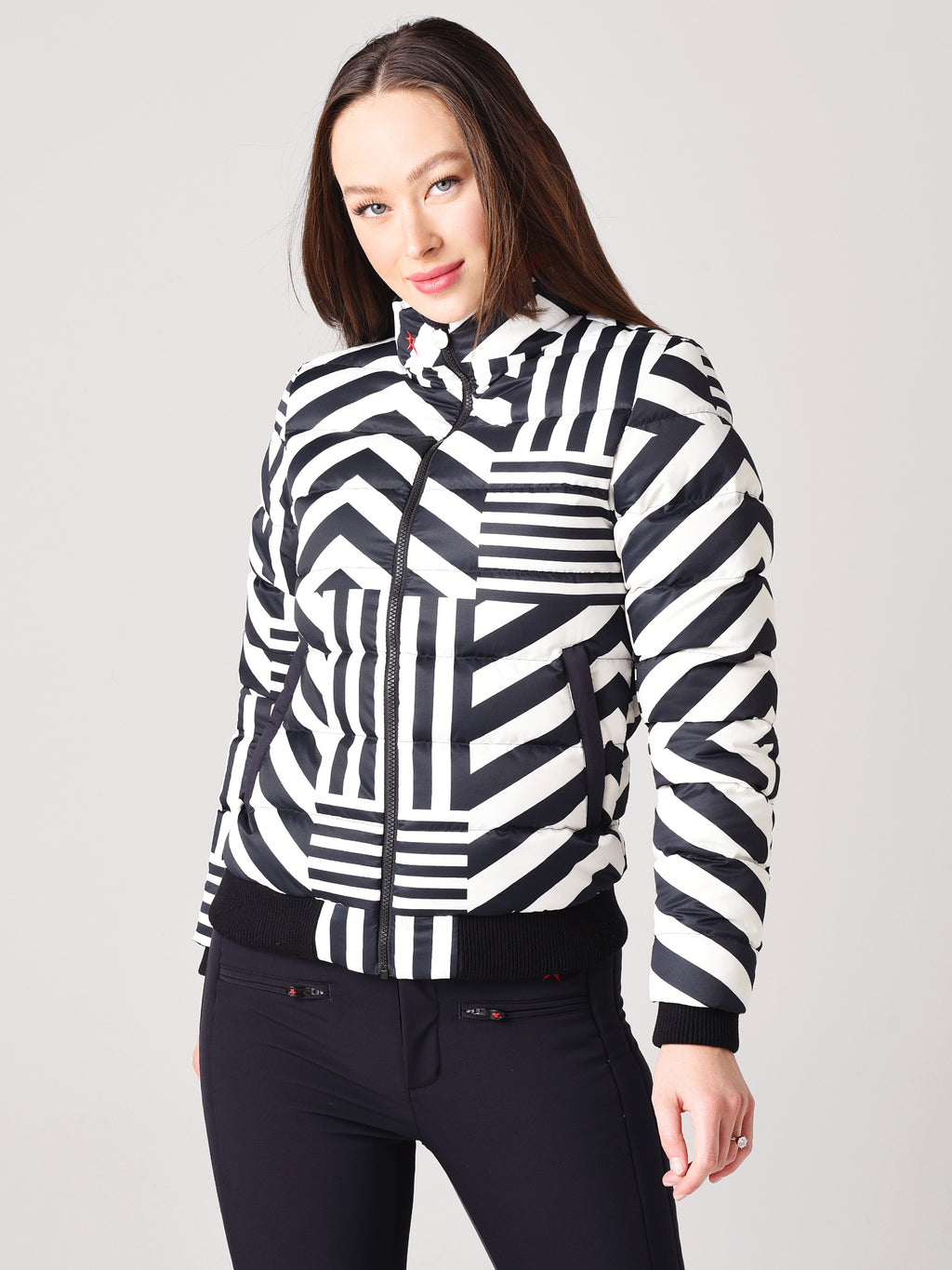 Perfect Moment Women's Star Dazzle Bomber Jacket - Saint Bernard