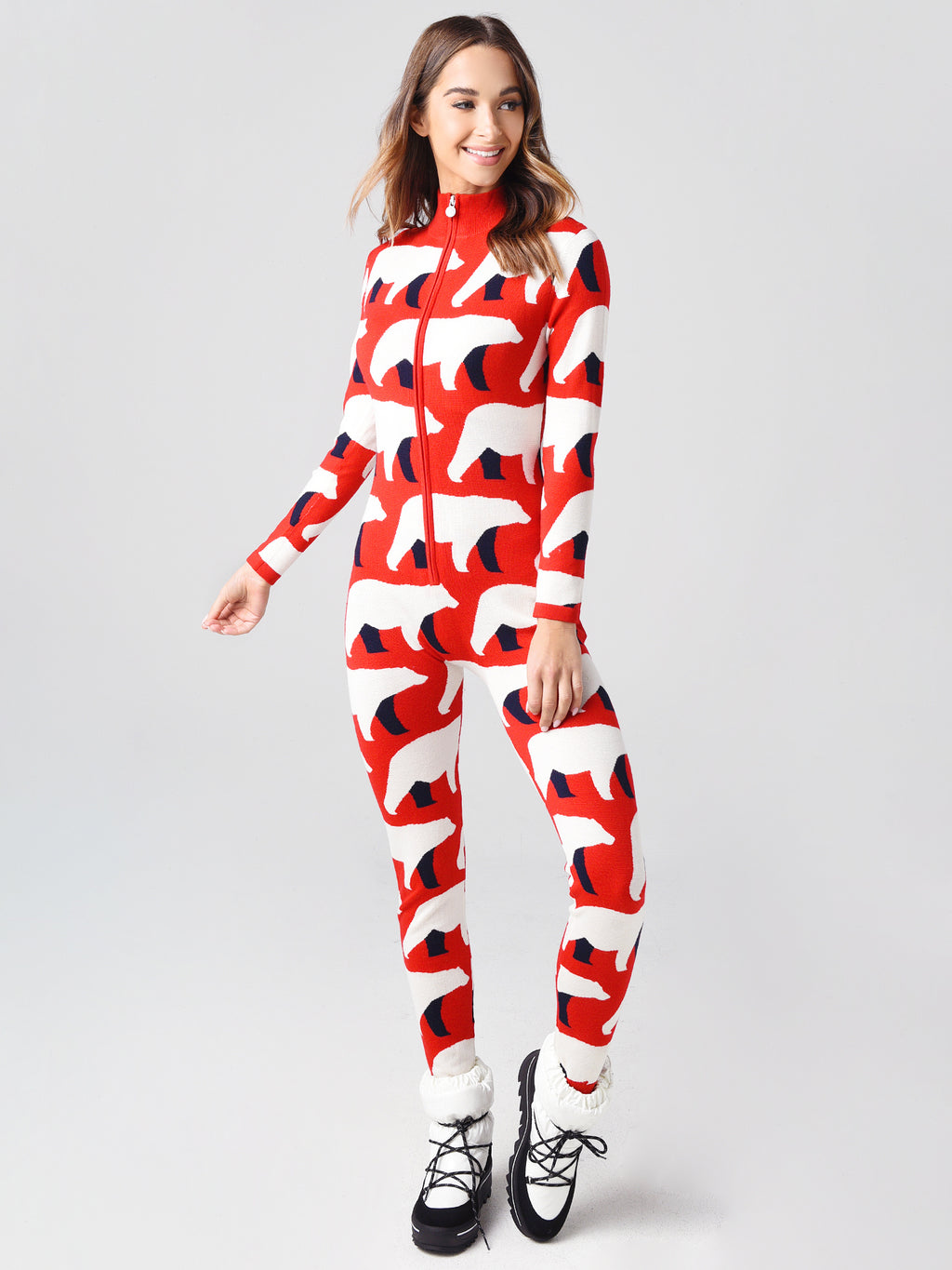 Perfect Moment Women's Bear Onesie - Saint Bernard