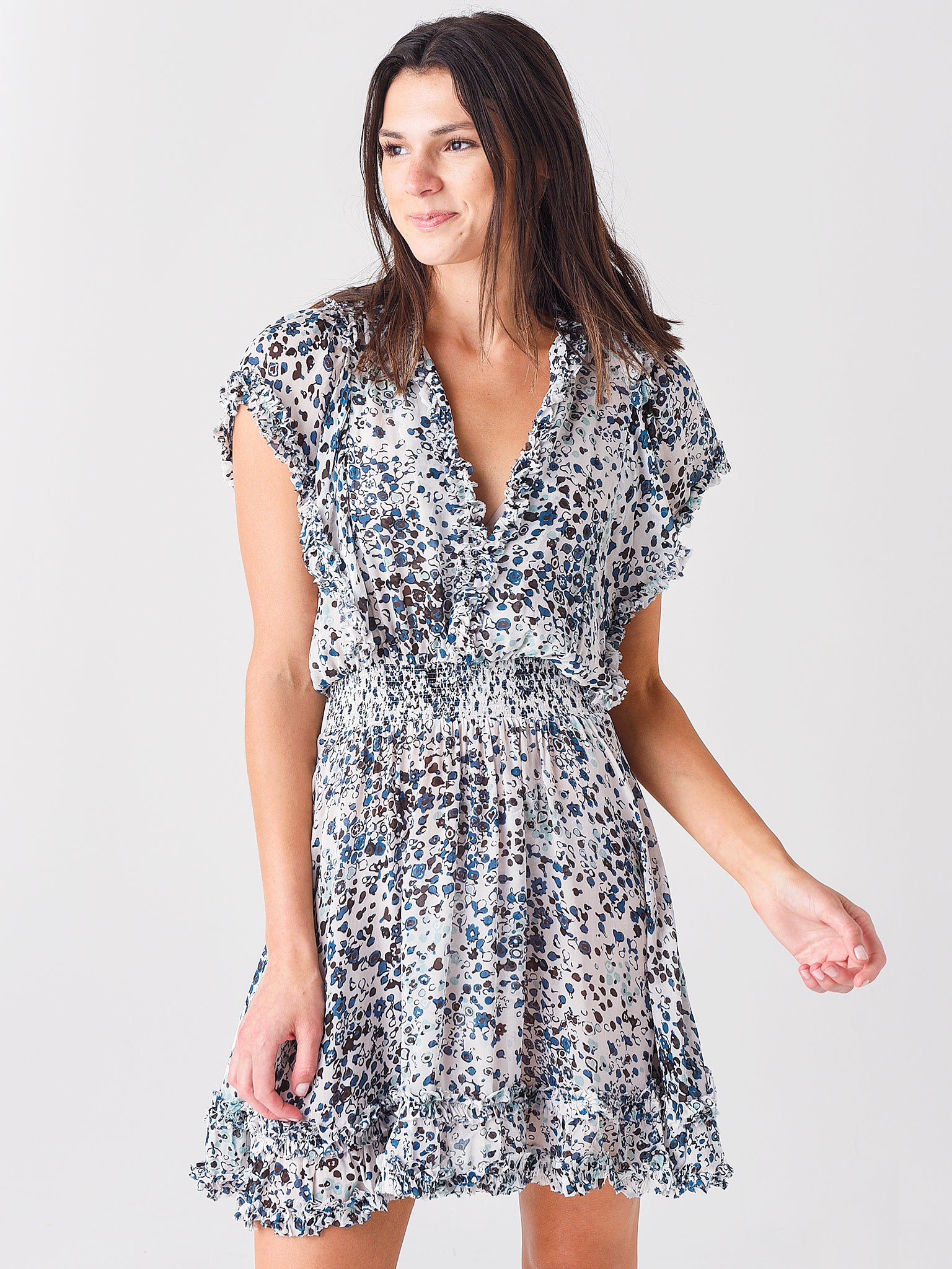 Poupette St Barth Women's Amber Mini Dress - Saint Bernard
