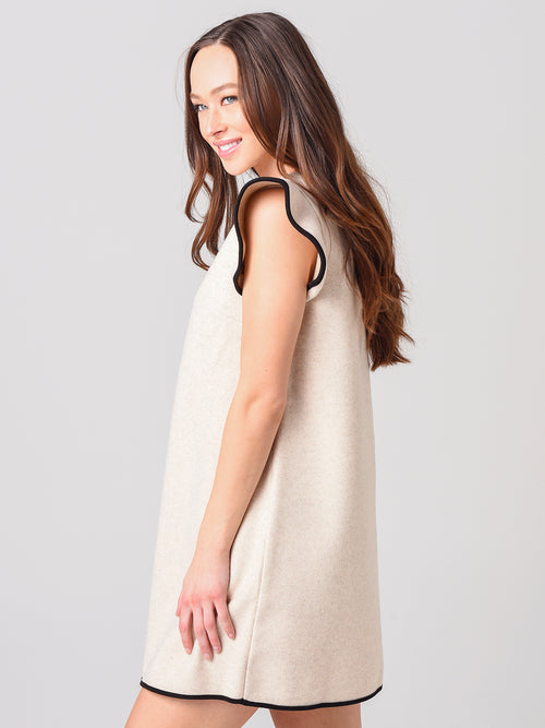 THML Flutter Sleeve Boxed Shape Dress