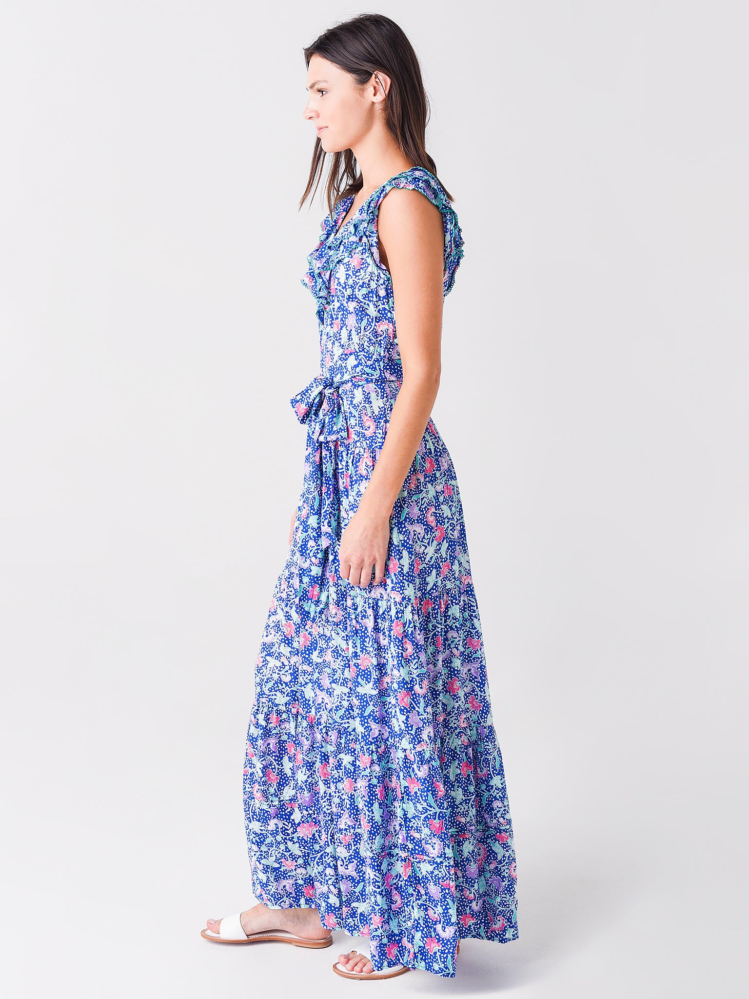 Poupette St Barth Women's Della Long Dress | $390.00 | Saint Bernard