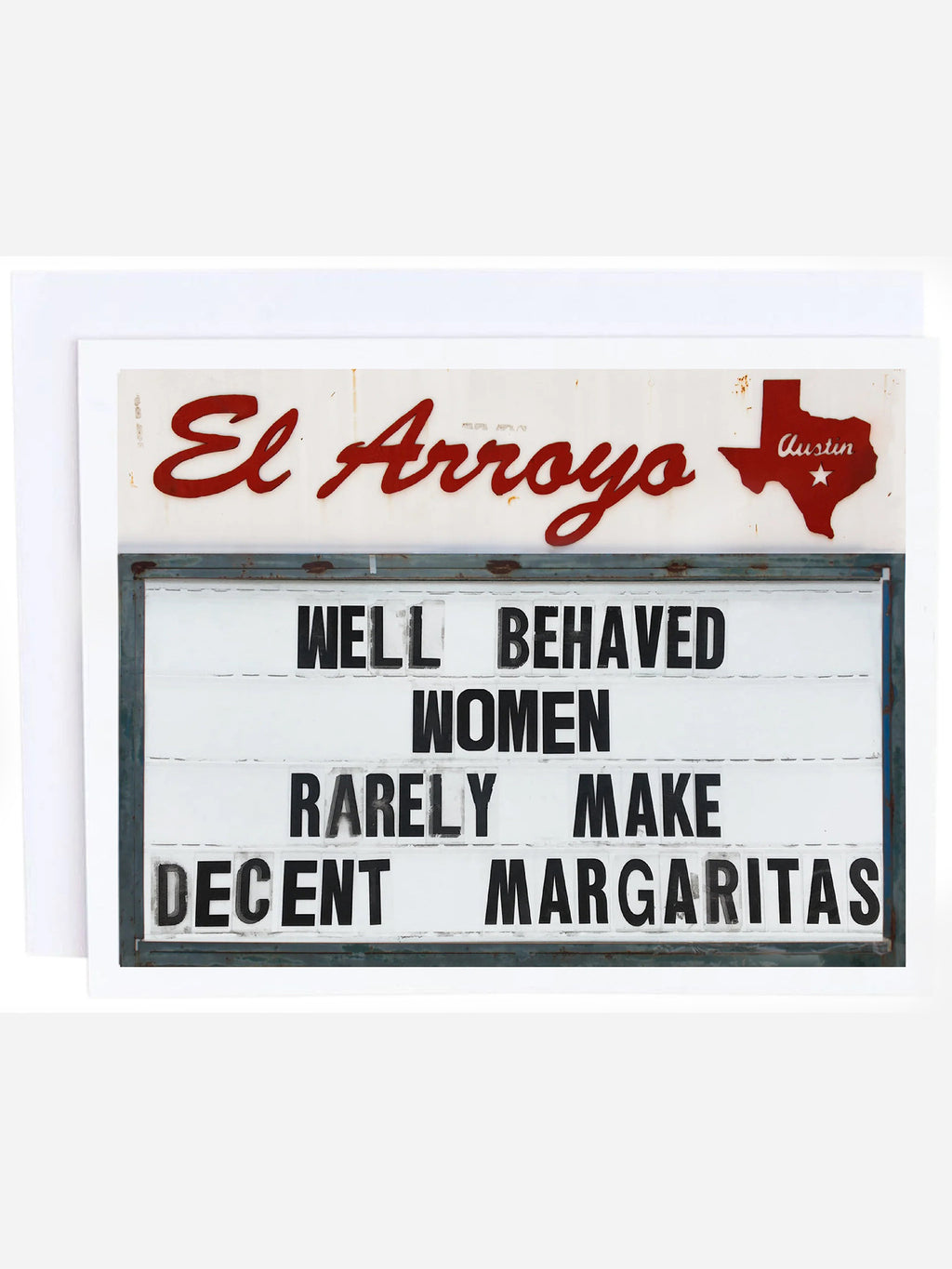 Cozumel Publishing Company El Arroyo Well Behaved Card - Saint Bernard