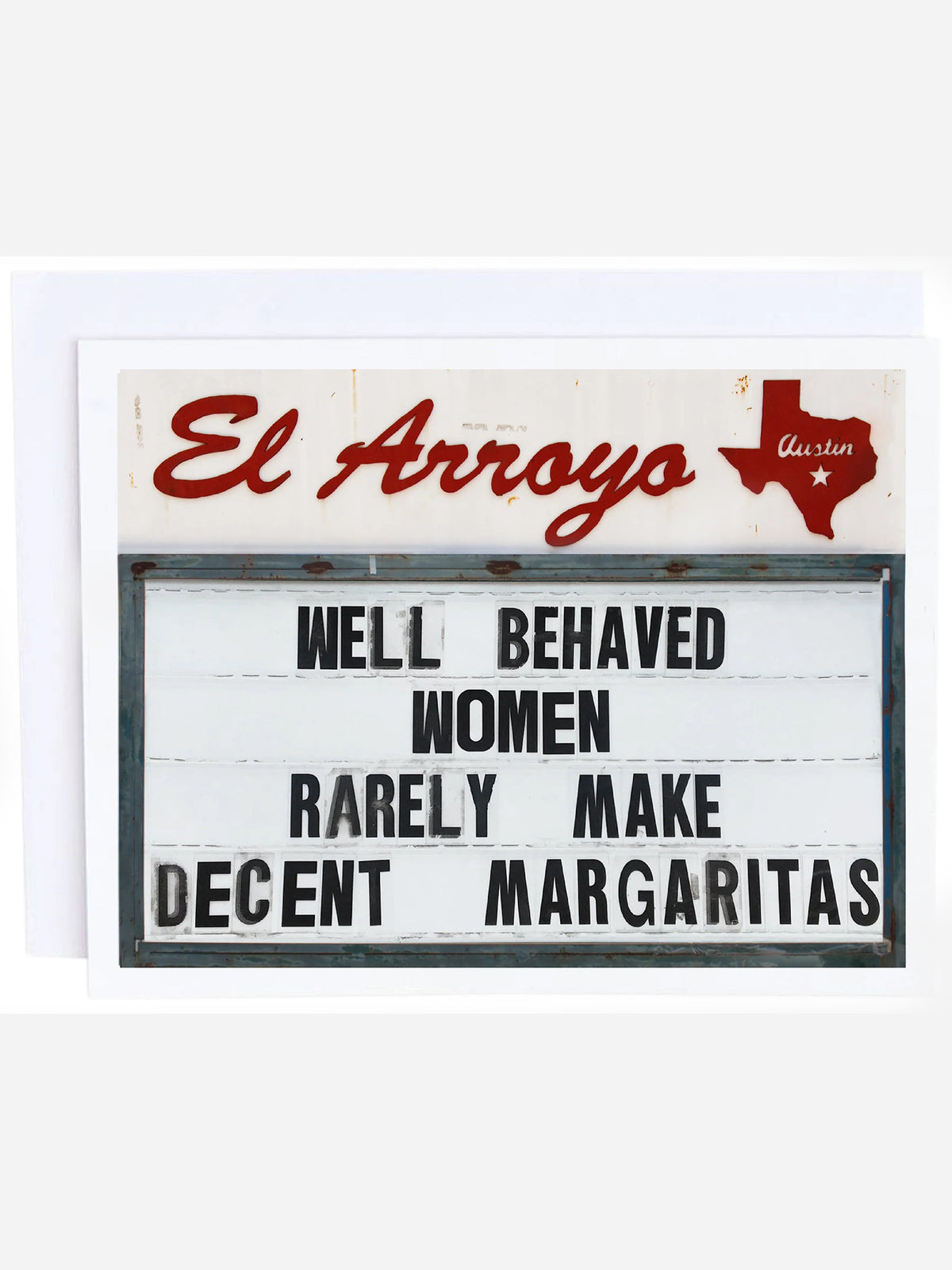 Cozumel Publishing Company El Arroyo Well Behaved Card - Saint Bernard
