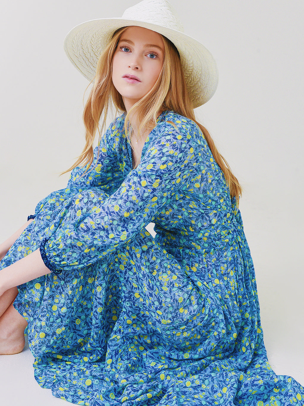 Poupette St Barth Women's Emily Long Dress - Saint Bernard