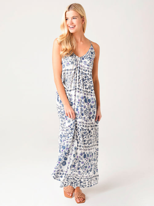 Poupette St Barth Women's Long Dress Felicia Sleeveless