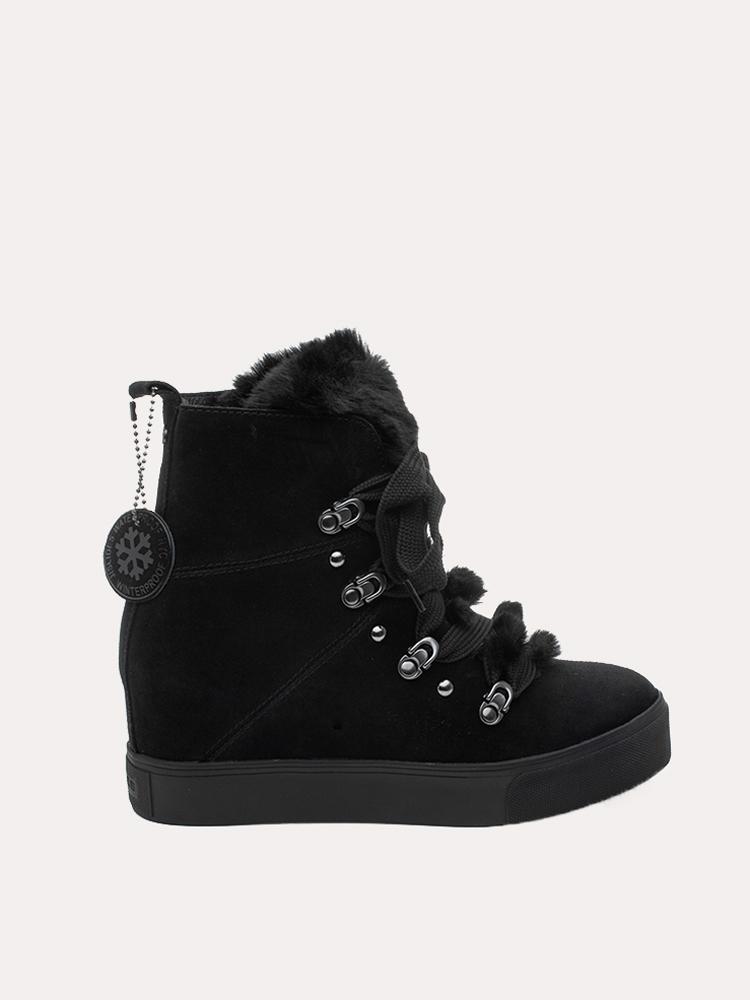 J/Slides Whitney Waterproof Suede Bootie - Saint Bernard