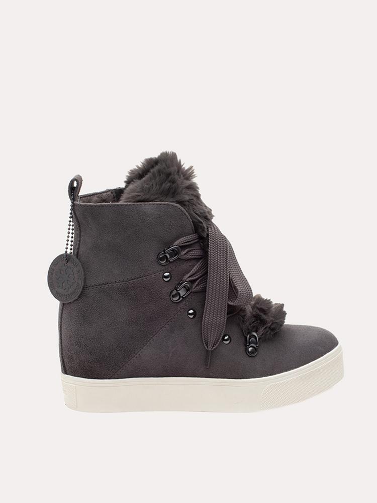 J/Slides Whitney Waterproof Suede Bootie - Saint Bernard