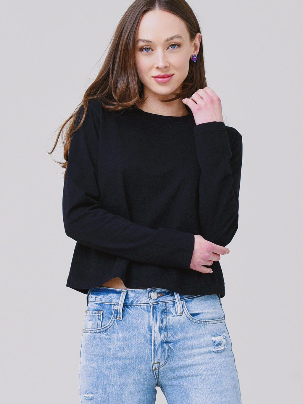 Velvet Women's Winona Long Sleeve Tee - Saint Bernard