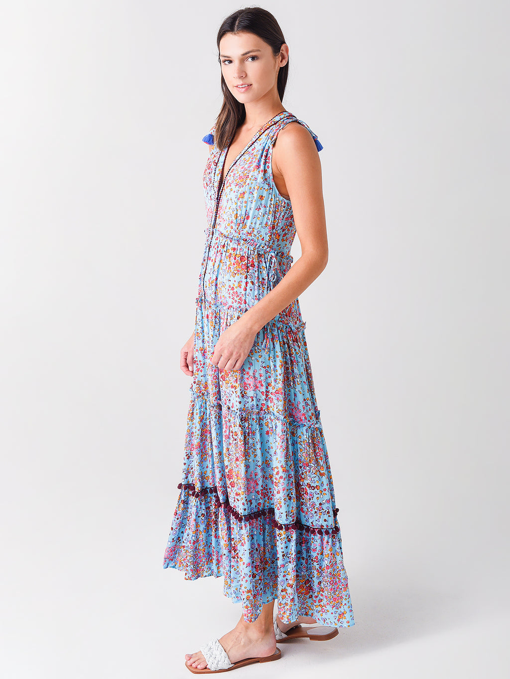 Poupette St Barth Women's Ivy Long Dress - Saint Bernard