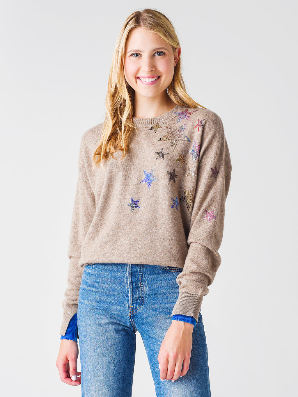 Zadig & Voltaire Women's Gaby Star Cashmere Sweater - Saint Bernard