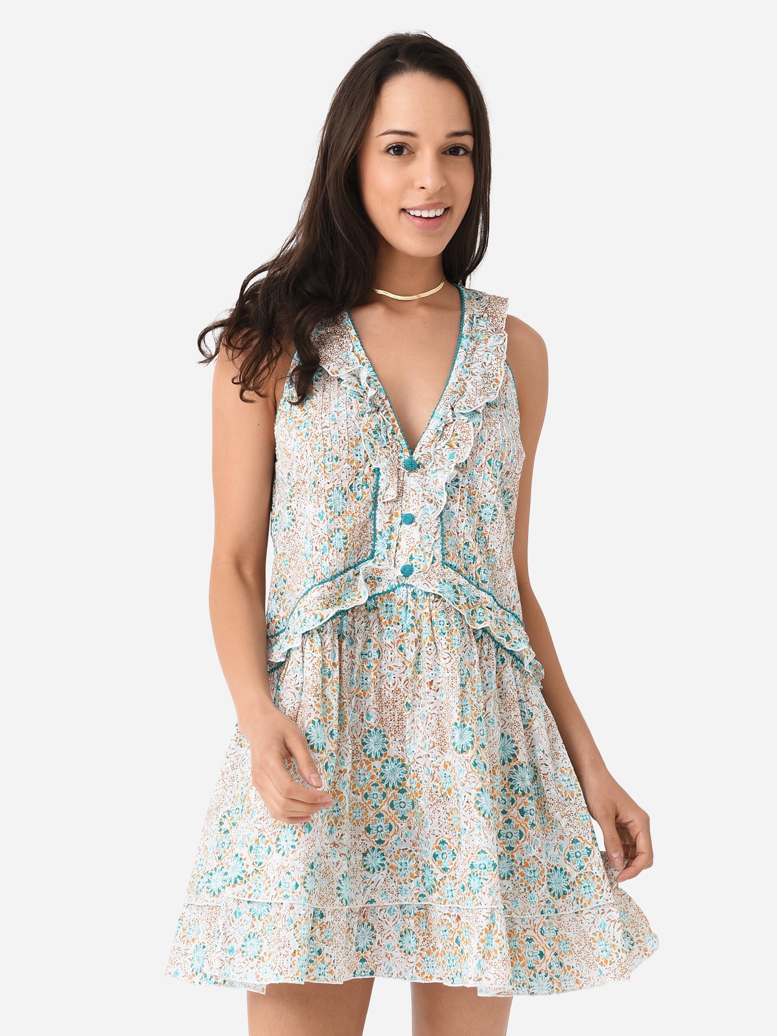 Poupette St Barth Women's Mae Mini Dress - Saint Bernard