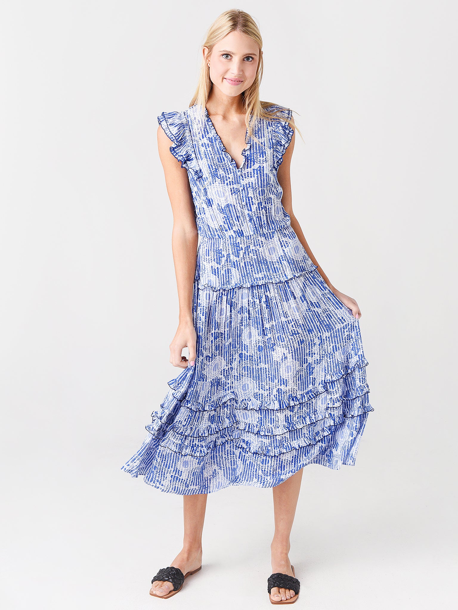 Poupette St Barth Women's Paulina Midi Dress - Saint Bernard