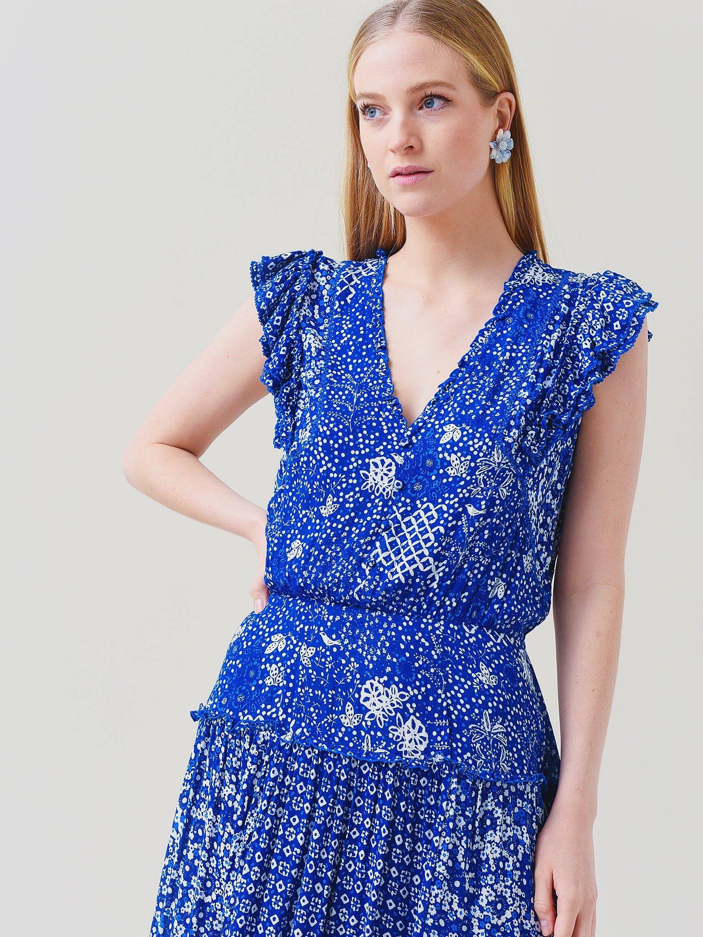 Poupette St Barth Women's Paulina Midi Dress - Saint Bernard