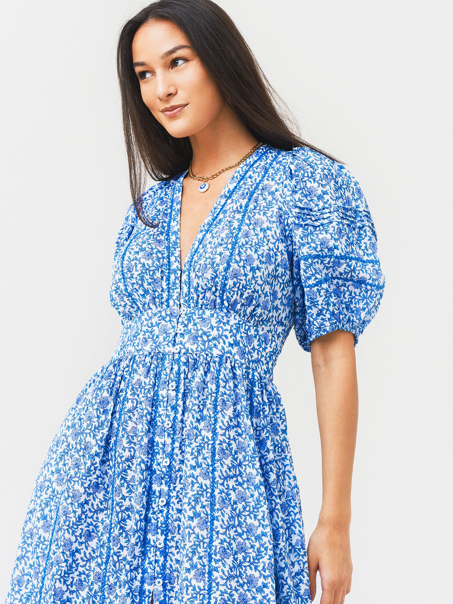 Poupette St. Barth Women's Reine Midi Dress - Saint Bernard