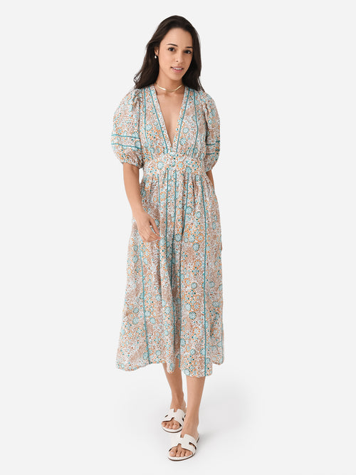 Poupette St Barth Women's Reine Midi Dress