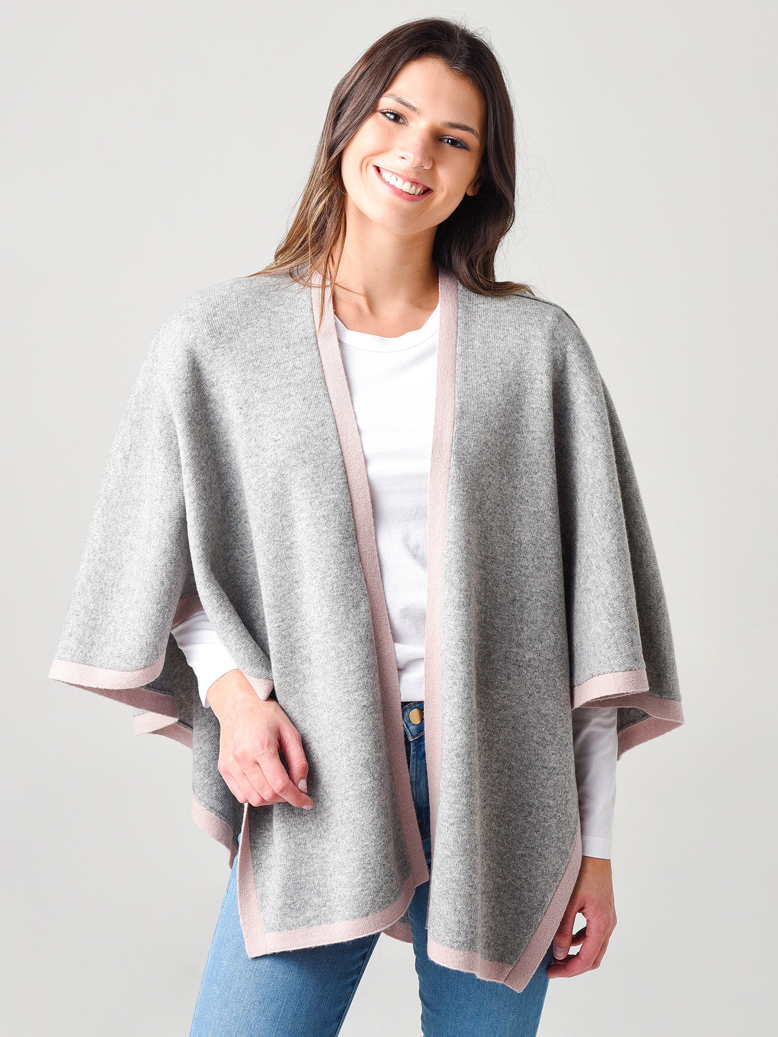 Mitchie's Matchings Women's Knitted Wrap With Pull Through - Saint Bernard