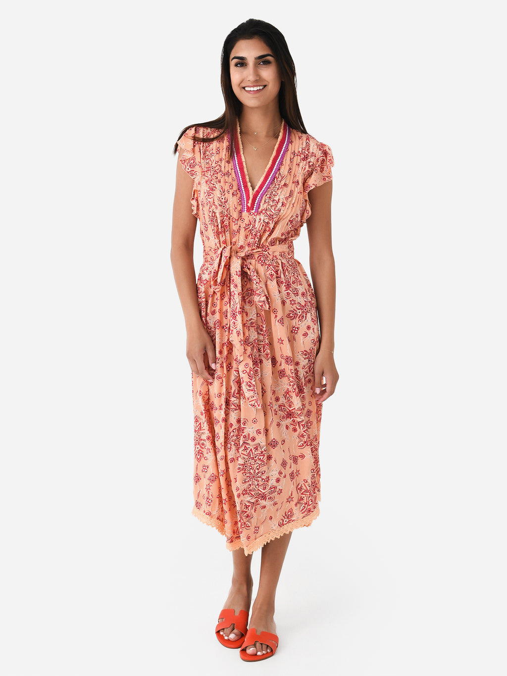 Poupette St Barth Women's Sasha Midi Dress - Saint Bernard